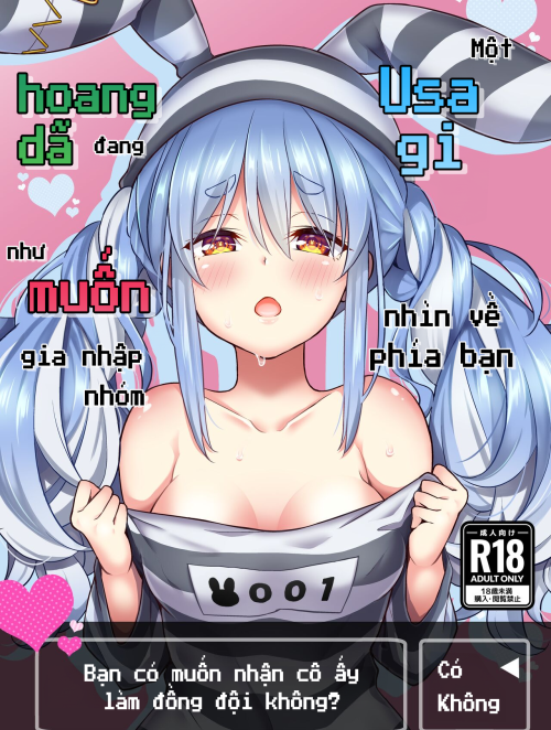 Một Usagi hoang dã đang nhìn về phía bạn như muốn gia nhập nhóm